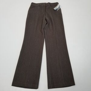 Worthington Modern Fit Trouser Leg Herringbone Pants Size 6 NWT